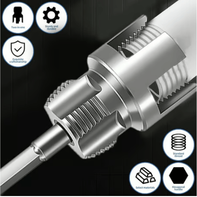 🔥Pipe Tapping and Threading Tool | Dual-Specification Compatible