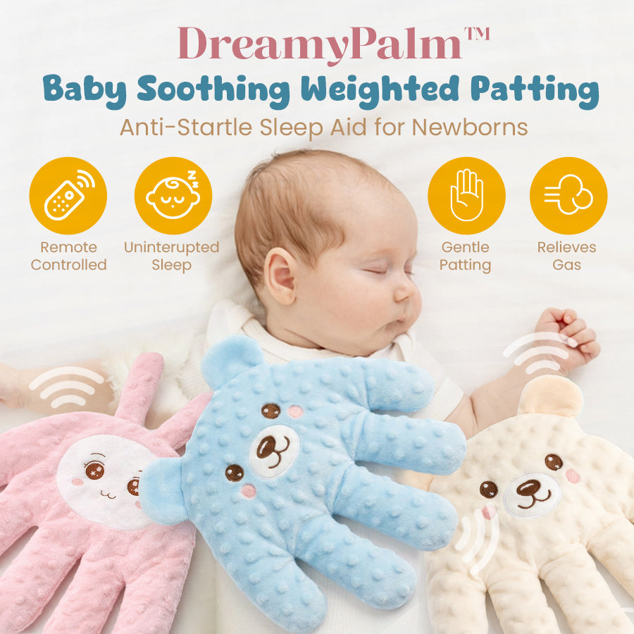 DreamyPalm™ - Baby Sleep Aid with Gentle Patting Function – Supports Calm and Independent Sleep