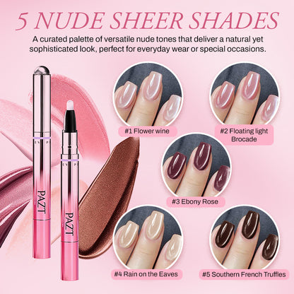 🔥Last Day Buy 2 Get 1 (3PC)🔥PAZT™ 6-in-1 Cat Eye Gel Polish Pen👉  FREE Nail Tool Kit Included