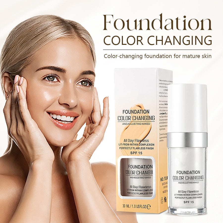 🎄🔥 Color-changing foundation for mature skin (🎁 Free gifts with our Christmas sale!)
