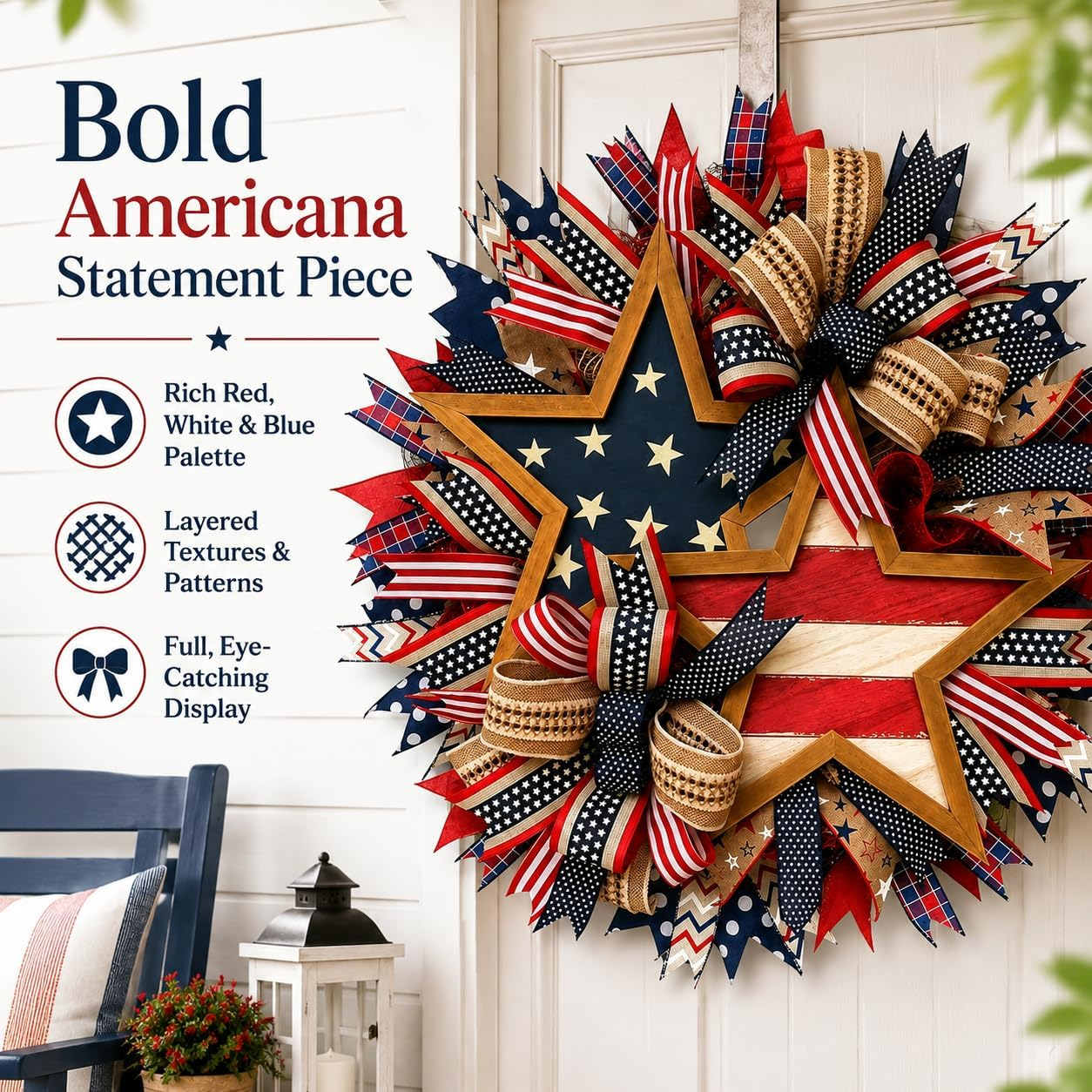 Sentinels of Honor: 250th Anniversary Hand-Tied Wreath