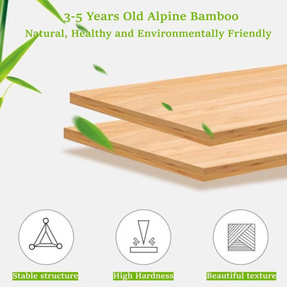 The 8-Tier No-Assembly Bamboo Rack !🌿👟