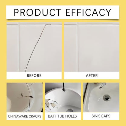 🔧Quick-Drying Tile Repair Glue - Complete Tool Kit for DIY – Fix Cracks Permanently in Minutes!✨