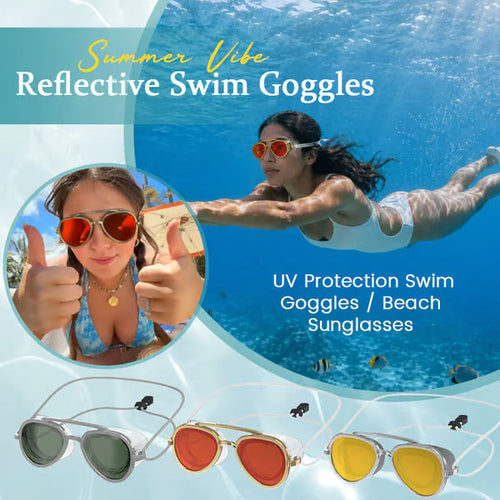 😎✨SummerVibe Reflective Swim Goggles