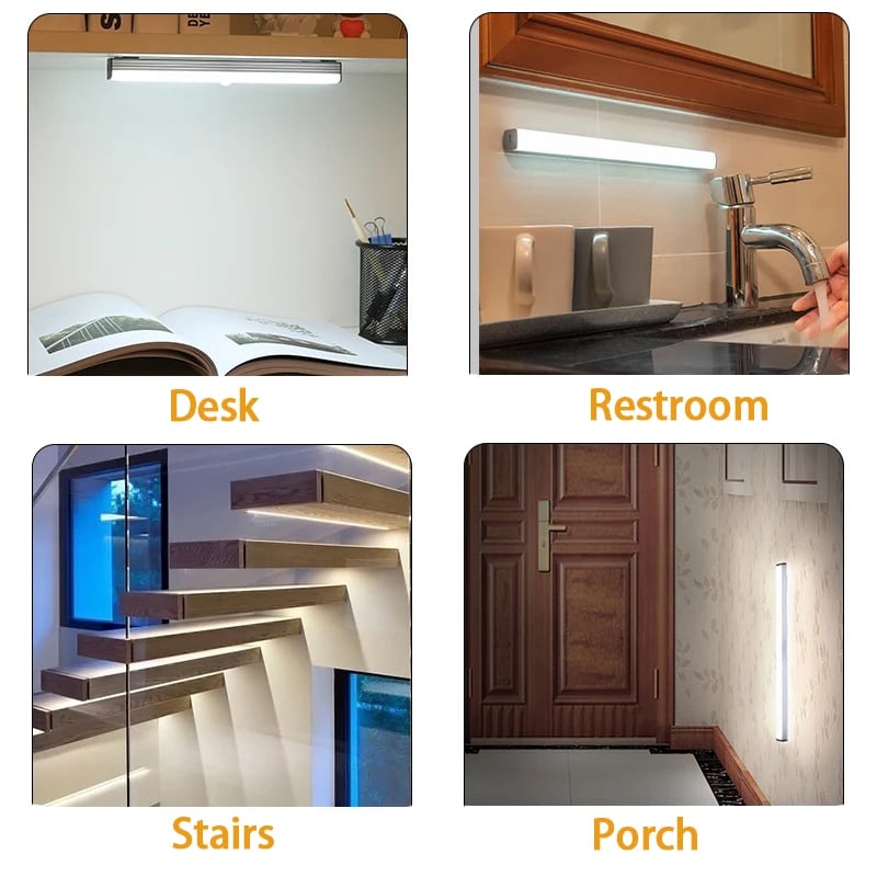 Hurry! 49% OFF - LAST DAY for💡 Punch-free Smart Sensor Magnetic Rechargeable LED Lights