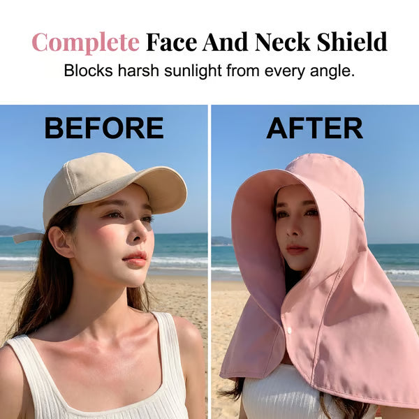 🧢🌞 Ultimate 360° Sun Protection Hat — Stay Cool & Safe Outdoors! ☀️🛡️