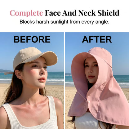🧢🌞 Ultimate 360° Sun Protection Hat — Stay Cool & Safe Outdoors! ☀️🛡️