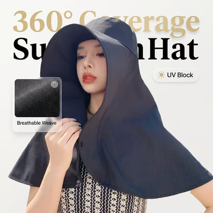 🧢🌞 Ultimate 360° Sun Protection Hat — Stay Cool & Safe Outdoors! ☀️🛡️