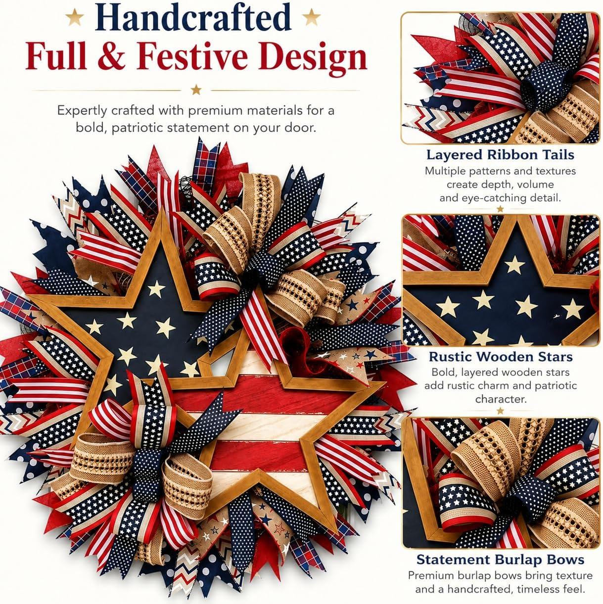 Sentinels of Honor: 250th Anniversary Hand-Tied Wreath