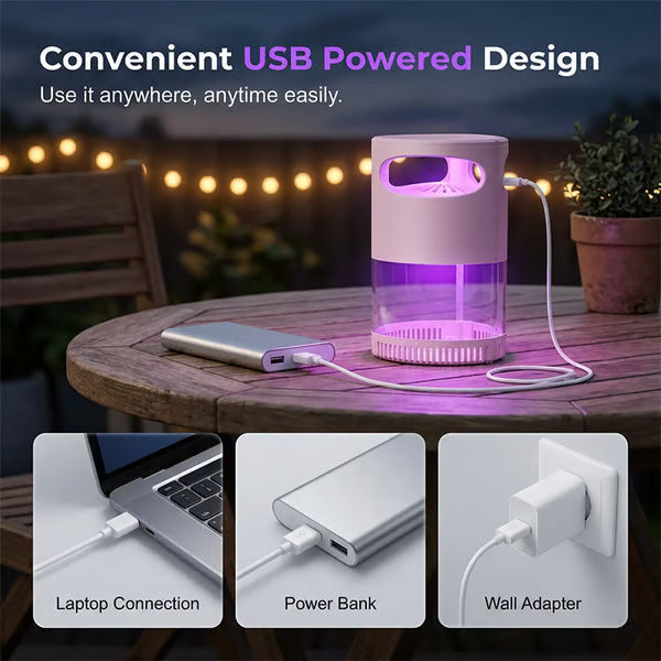 🦟UV Mosquito Killer Lamp – 🔇quiet, USB, chemical-free. 🌙