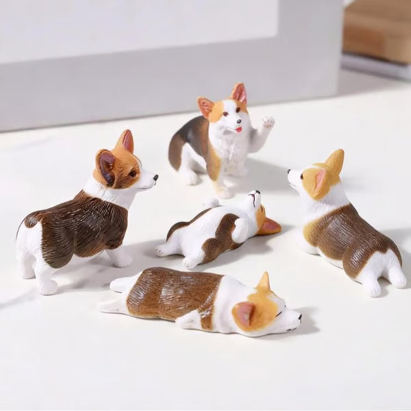 😺Wealth-Attracting Hand-Painted Mini Cat Figurines: 5-Piece