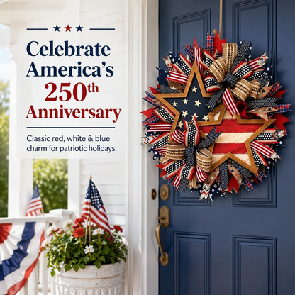 Sentinels of Honor: 250th Anniversary Hand-Tied Wreath