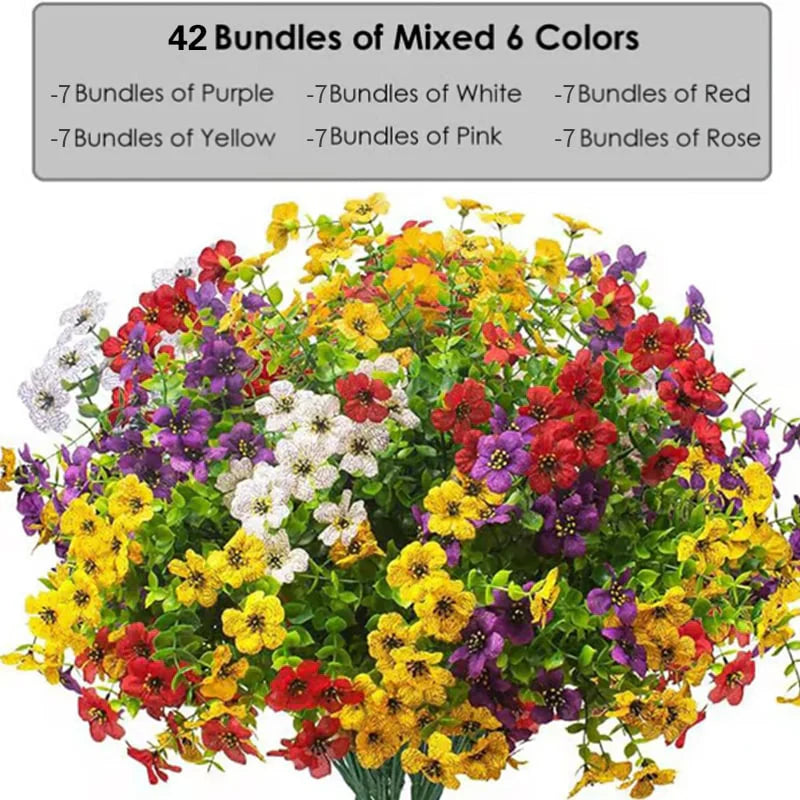 🌸Last Day 50% OFF - Realistic UV-Resistant Outdoor Flowers – Zero Maintenance