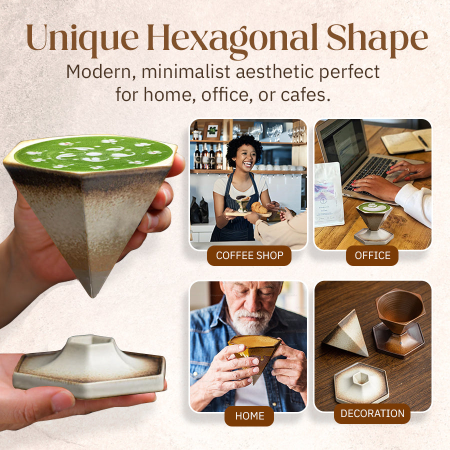 50% OFF FOR A LIMITED TIME 🎉 - Hexagonal Design Tea and Coffee Mugs ☕️