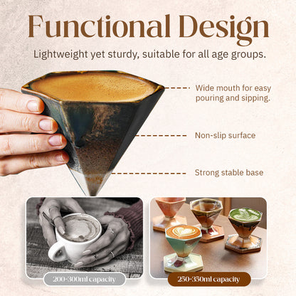 50% OFF FOR A LIMITED TIME 🎉 - Hexagonal Design Tea and Coffee Mugs ☕️