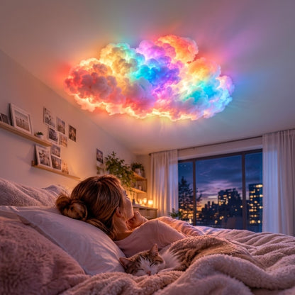 ☁️ DIY Multicolor LED Cloud Lights – Thundercloud Room Decor for a Unique Atmosphere ✨