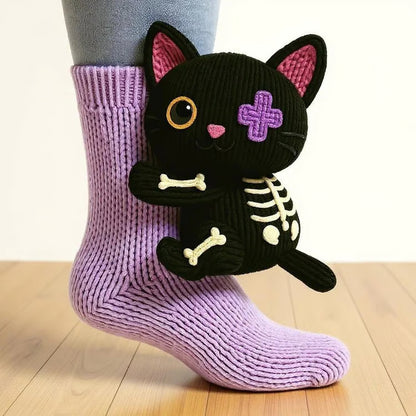 Cosy 3D Knit Animal Socks, Cute & Comfy for You or a Lovely Gift 💝