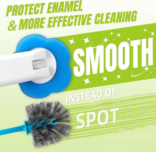 🚽Goodbye, Germy Brush! 👋🚫 Hello, Happy Clean! Our No-Mess, No-Touch Disposable Toilet Wand.✨🧼