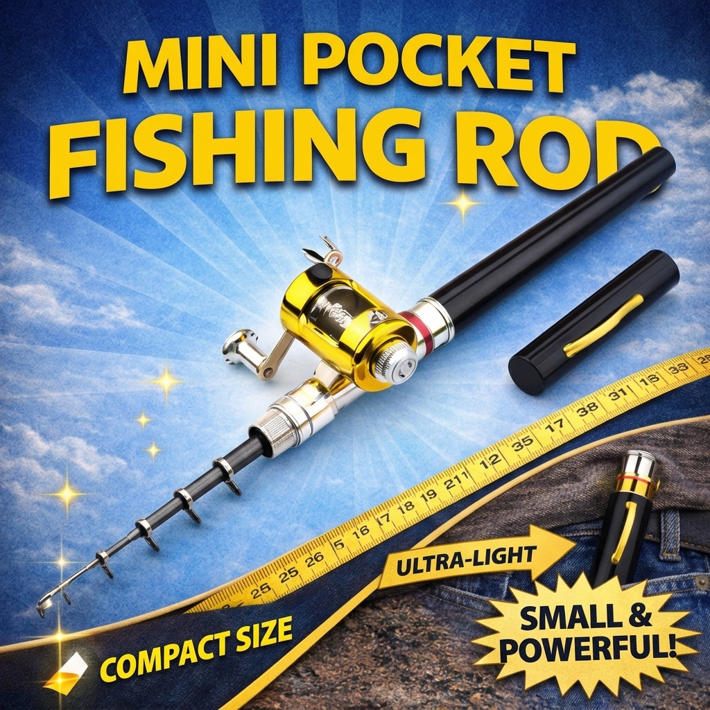 Portable Pen Fishing Rod